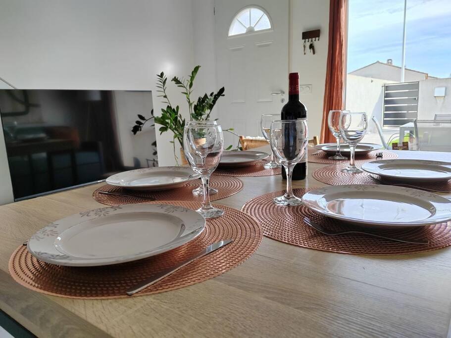 Chez Roberto/jardin/parking * Fos-sur-Mer